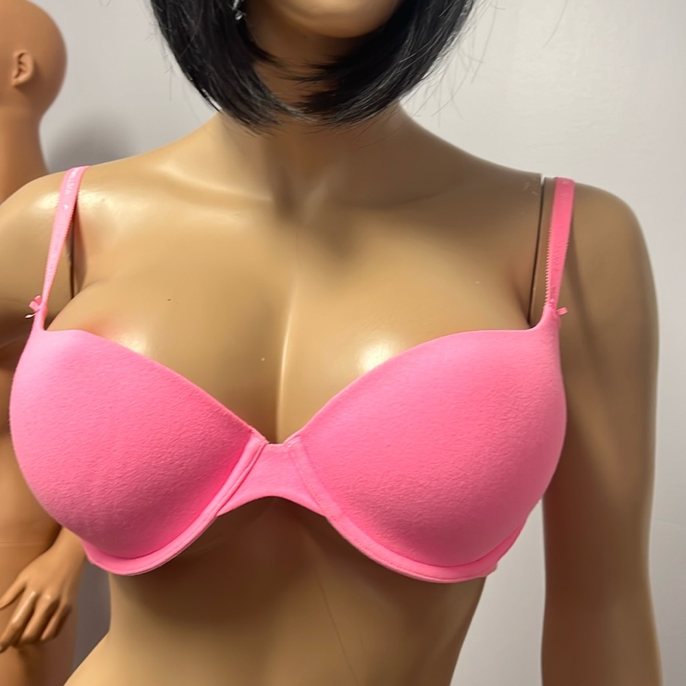 Victoria Secret Cotton Bra Lined Demi Bra S36C